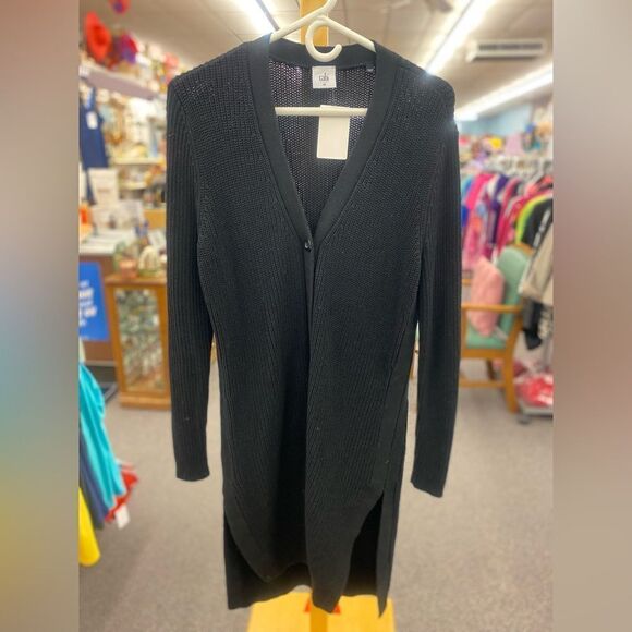 CAbi Ladies Med Black KNit Cardigan - Picture 1 of 5